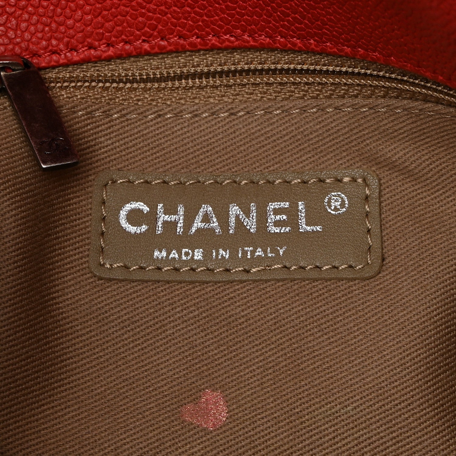 Chanel Caviar Quilted Medium Simply CC Flap Red 6 of 10