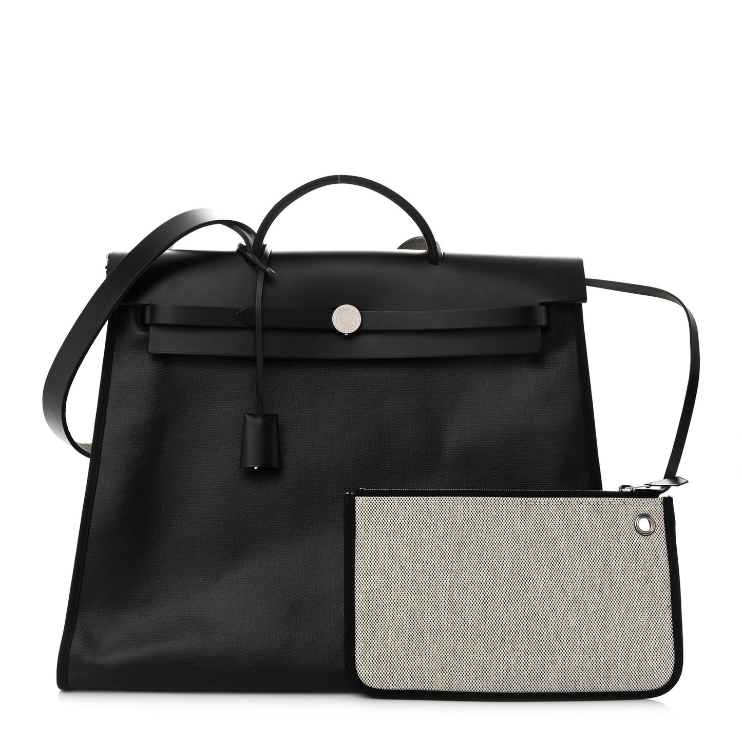 Toile H Berline Vache Hunter Herbag Zip 39 MM Black Ecru