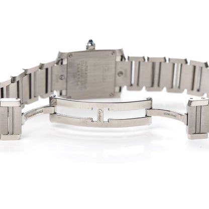 Cartier Stainless Steel 20mm Tank Francaise 160th Anniversary Quartz Watch 5 of 6