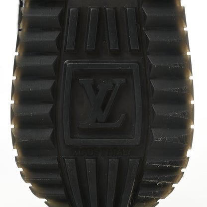 Louis Vuitton Suede Monogram Run Away Sneakers 37 Black 6 of 8