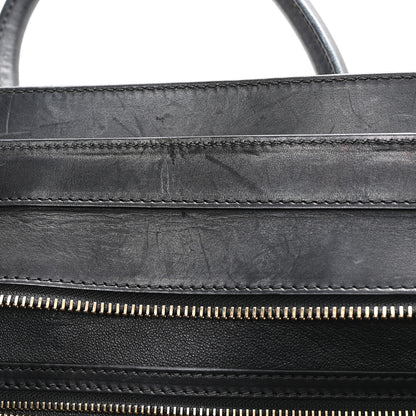 Celine Satin Calfskin Suede Mini Tri-Color Luggage Seashell 7 of 13