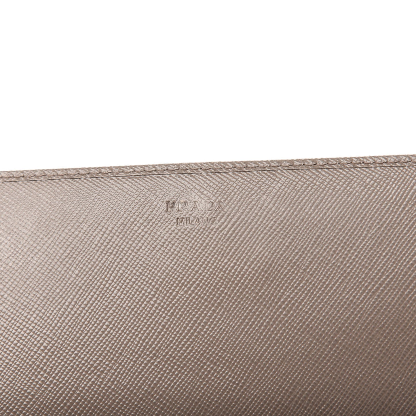 Saffiano Metal Oro Chain Wallet Argilla