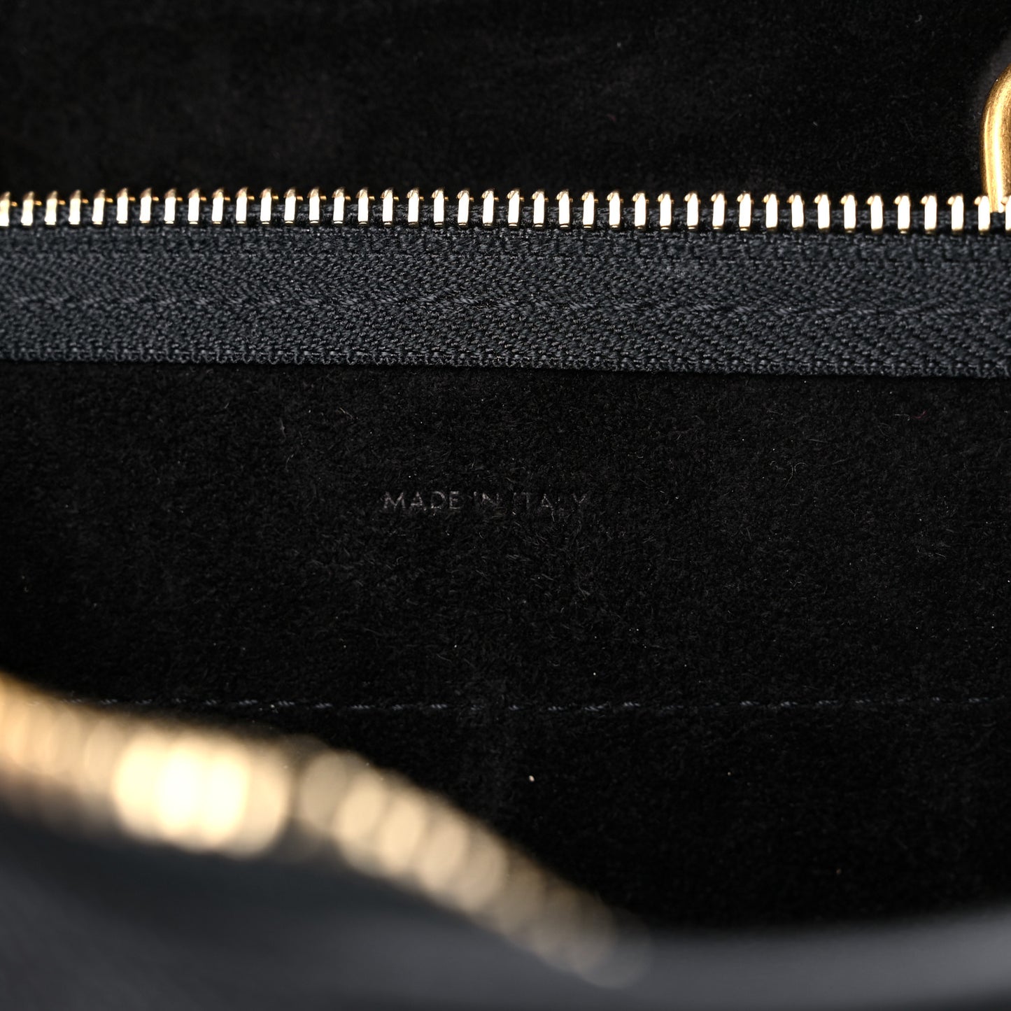 Grained Calfskin Nano Belt Bag Black