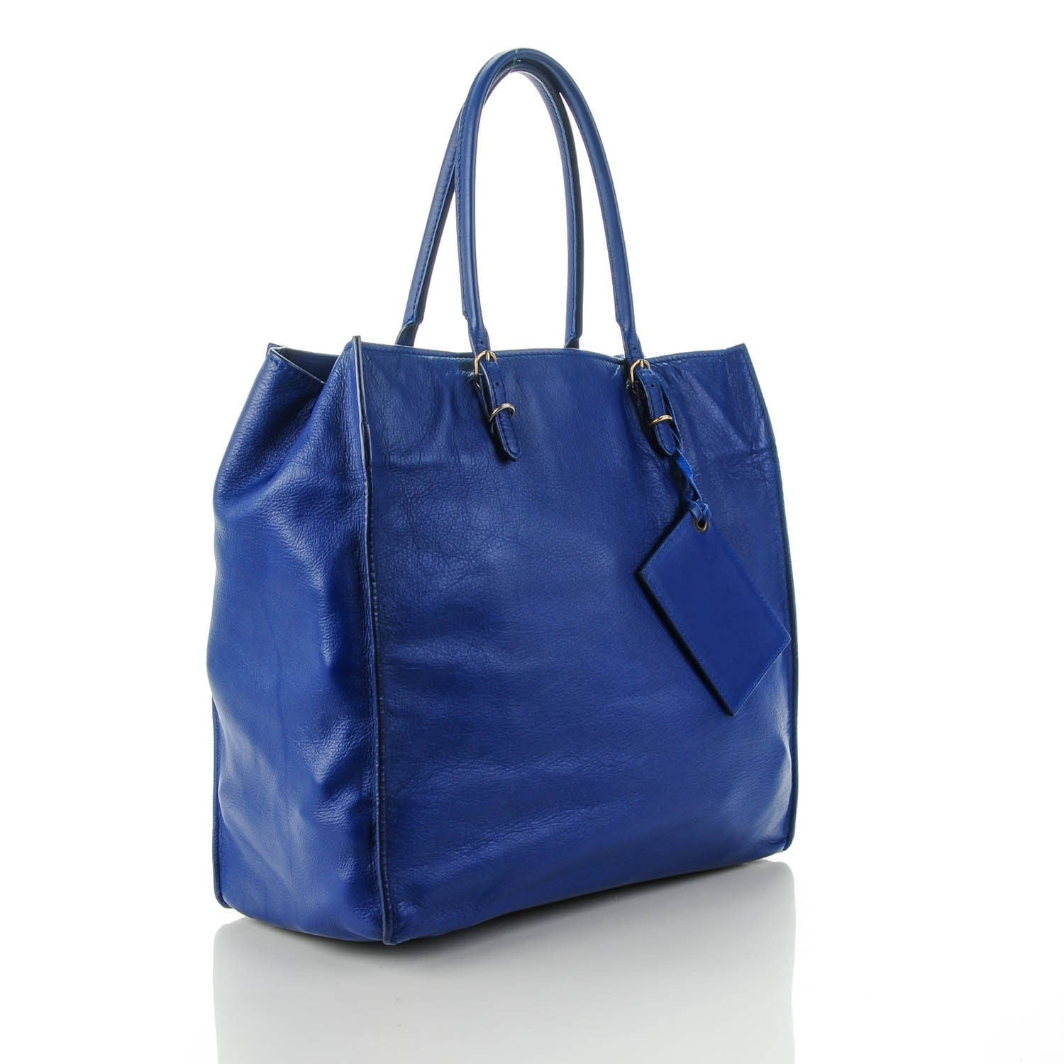 Balenciaga Veau Papier A5 Tote Bleu Mineral 3 of 7