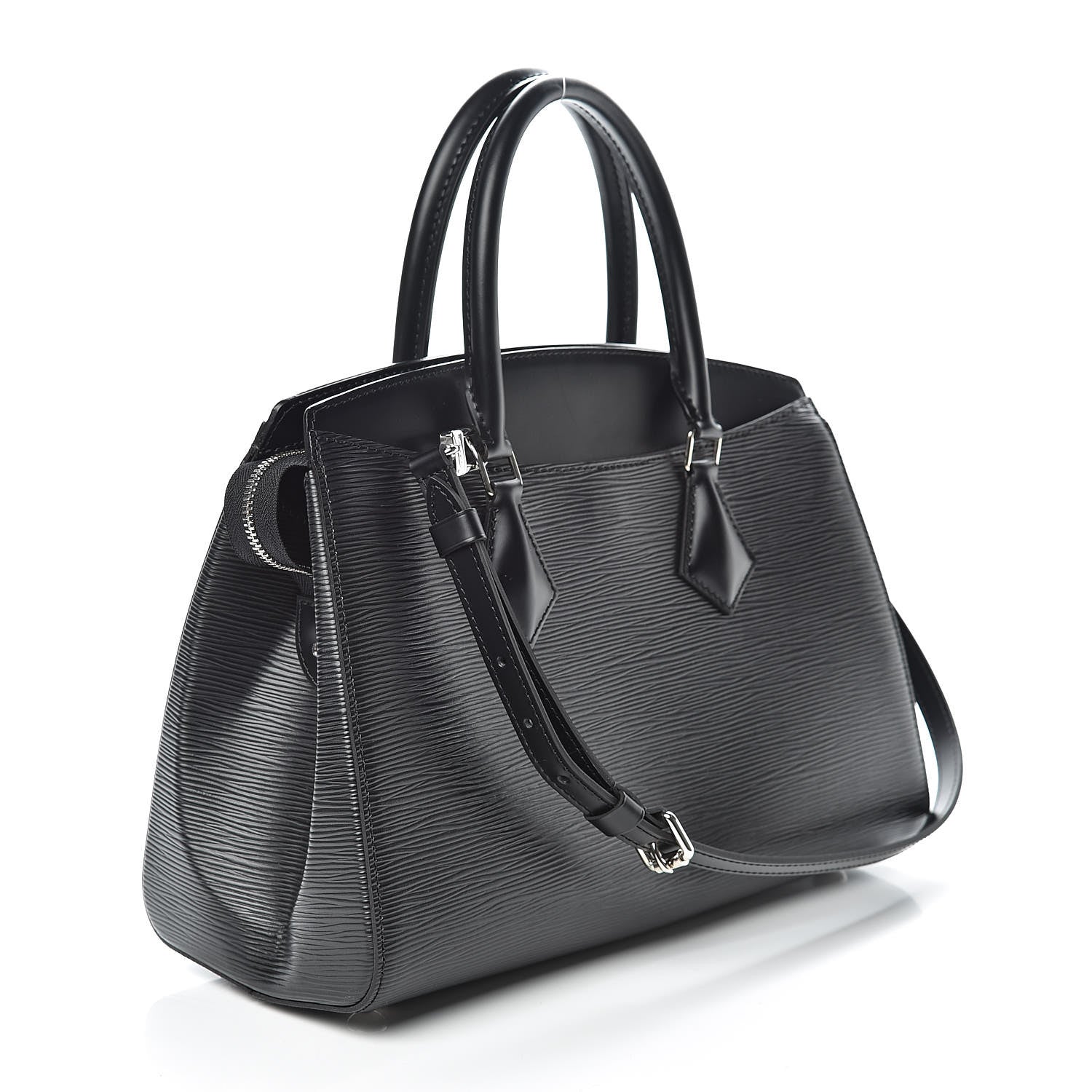 Louis Vuitton Epi Soufflot MM Black 3 of 10