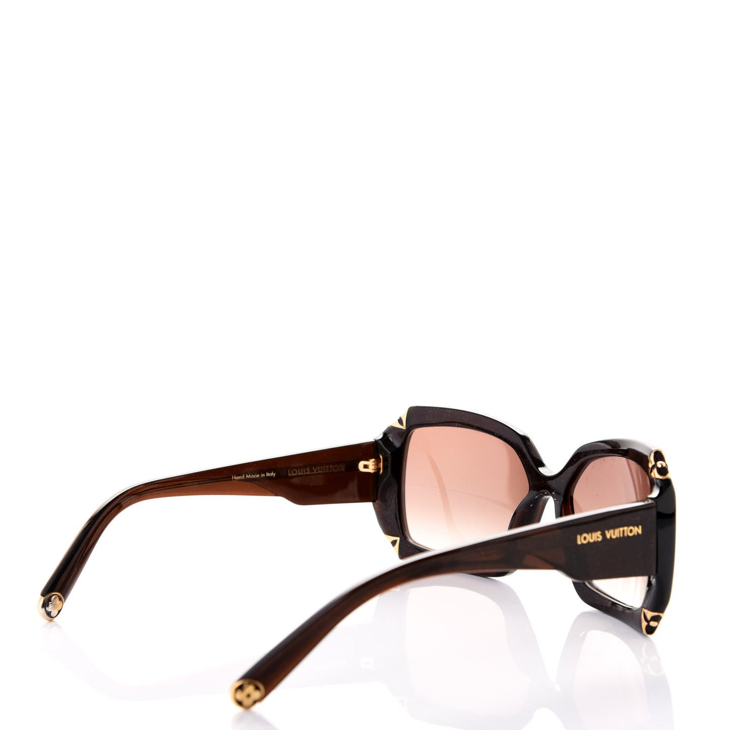Hortensia Cat Eye Sunglasses Z0366W Brown Glitter