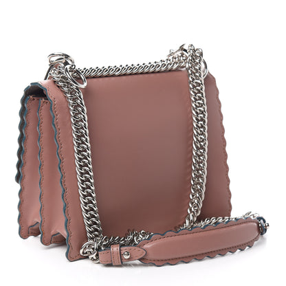 Fendi Vitello Liberty Scalloped Studded Small Kan I Shoulder Bag English Rose 2 of 12