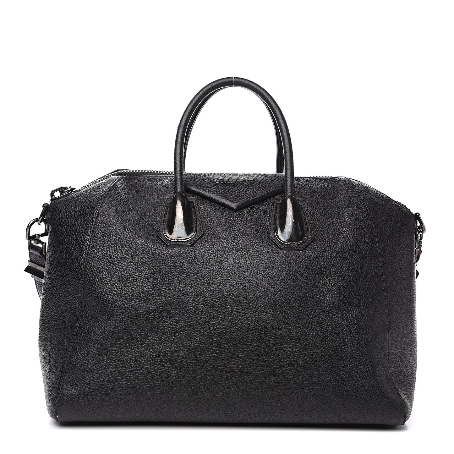 Sugar Goatskin Large Antigona Black