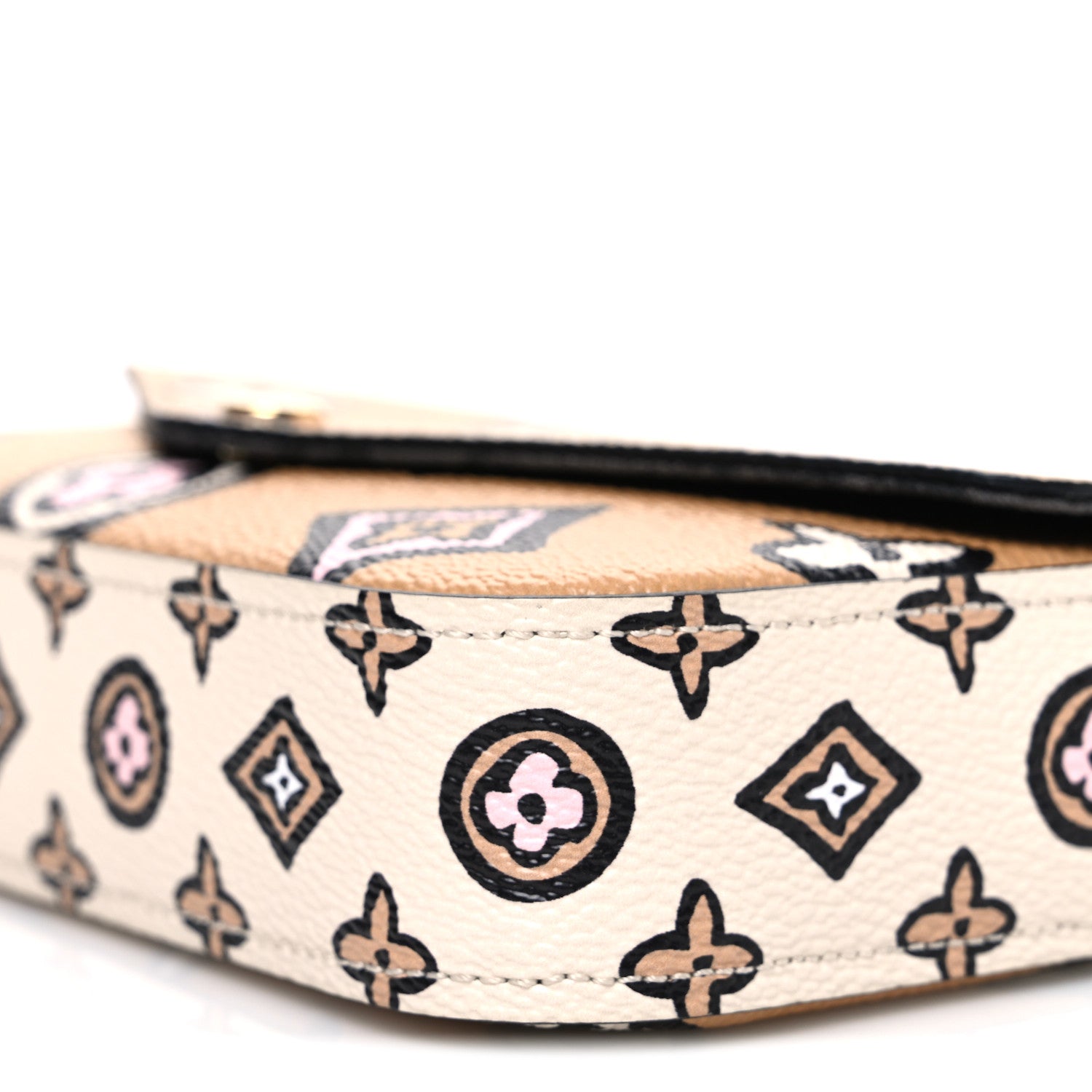 Louis Vuitton Monogram Wild At Heart Felicie Pochette Arizona Creme 9 of 9