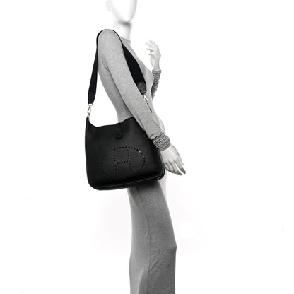 Hermes Taurillon Clemence Evelyne PM Black 2 of 13