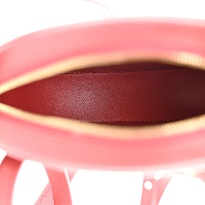 Celine Smooth Calfskin Cuir Triomphe Oval Purse Crossbody Lipstick 5 of 12