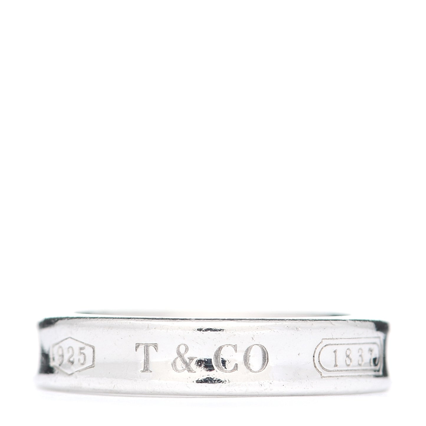 Sterling Silver Narrow 1837 Band Ring 47 4