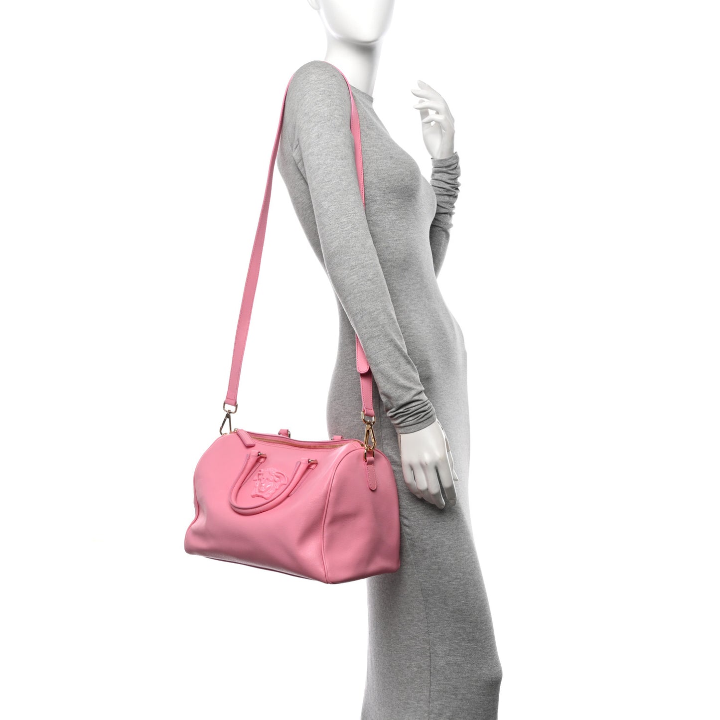 Saffiano Palazzo Duffle Bag Light Pink