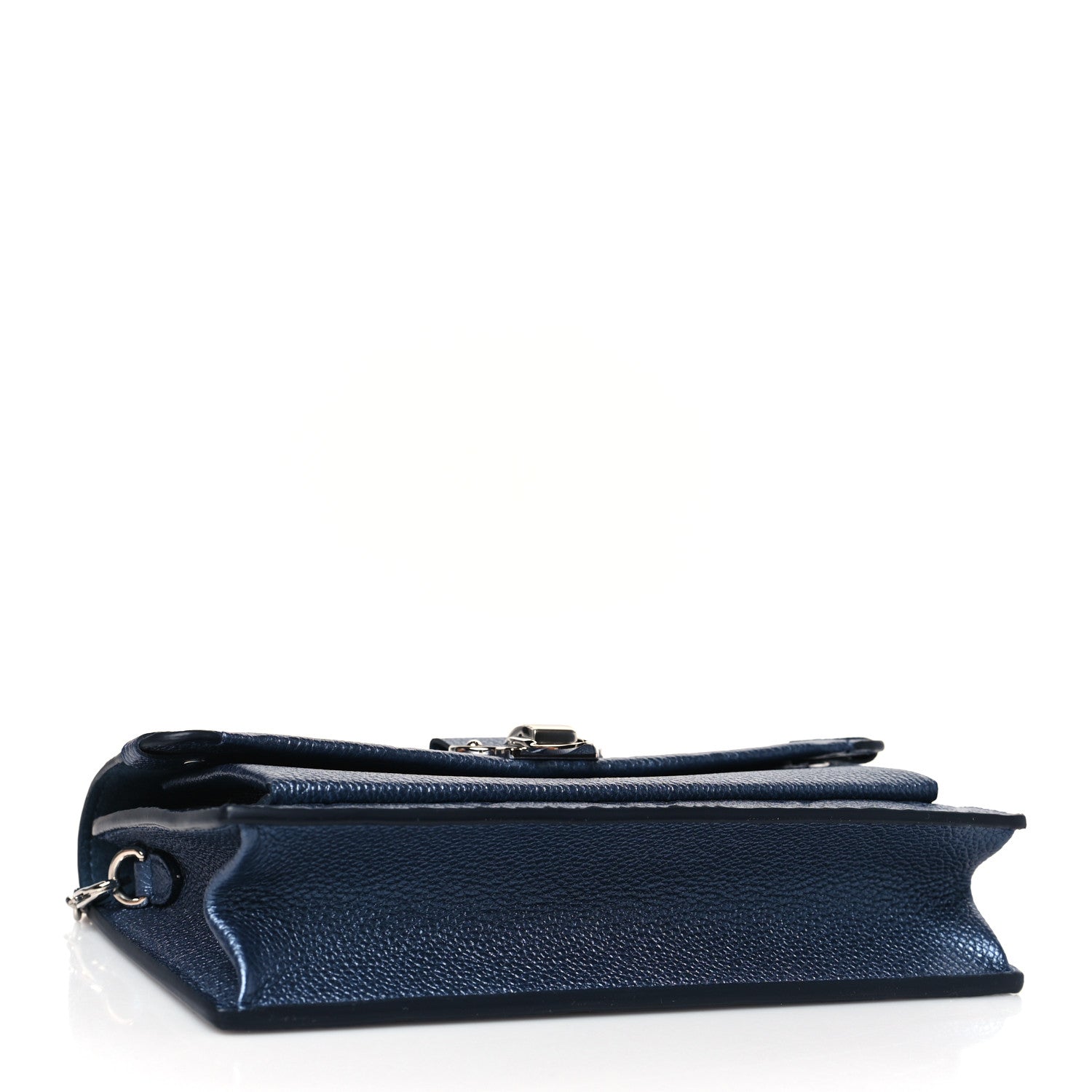 Louis Vuitton Metalli Empreinte Monogram Vavin Chain Wallet Navy Nacre 3 of 8