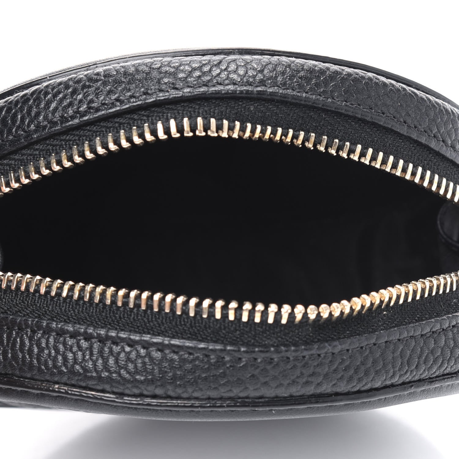 Chanel Caviar Quilted Filigree Zip Around Classic Coin Purse Black 4 of 4