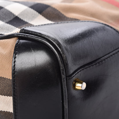 Burberry House Check Small Canterbury Tote Black 16 of 19
