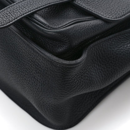 Hermes Taurillon Clemence Steve Caporal Messenger Black 11 of 16