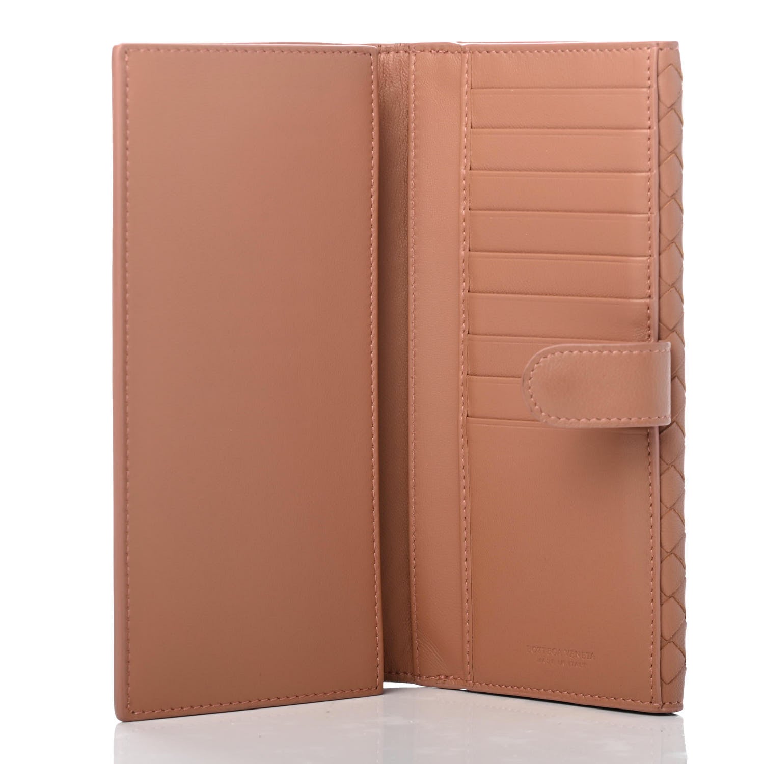 Bottega Veneta Nappa Intrecciato Continental Wallet Dusty Rose 4 of 4