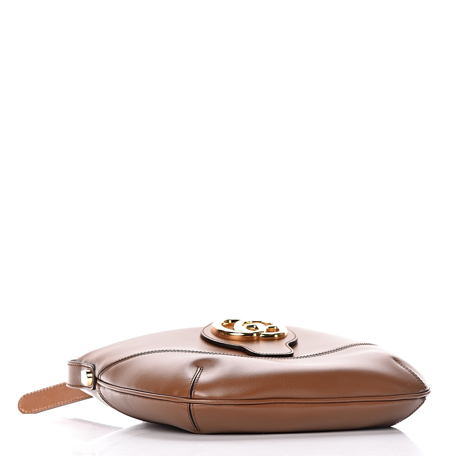 Gucci Boarded Plutone Calfskin Medium Arli Shoulder Bag Nocciola 4 of 14