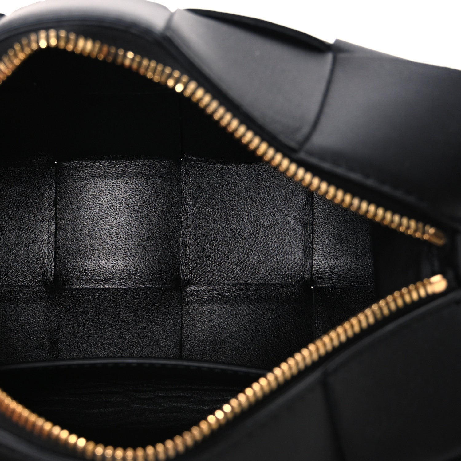 Bottega Veneta Lambskin Maxi Intrecciato Small Brick Cassette Bag