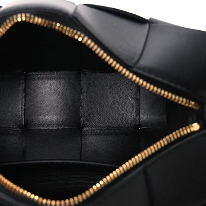 Bottega Veneta Lambskin Maxi Intrecciato Small Brick Cassette Bag Black 4 of 10