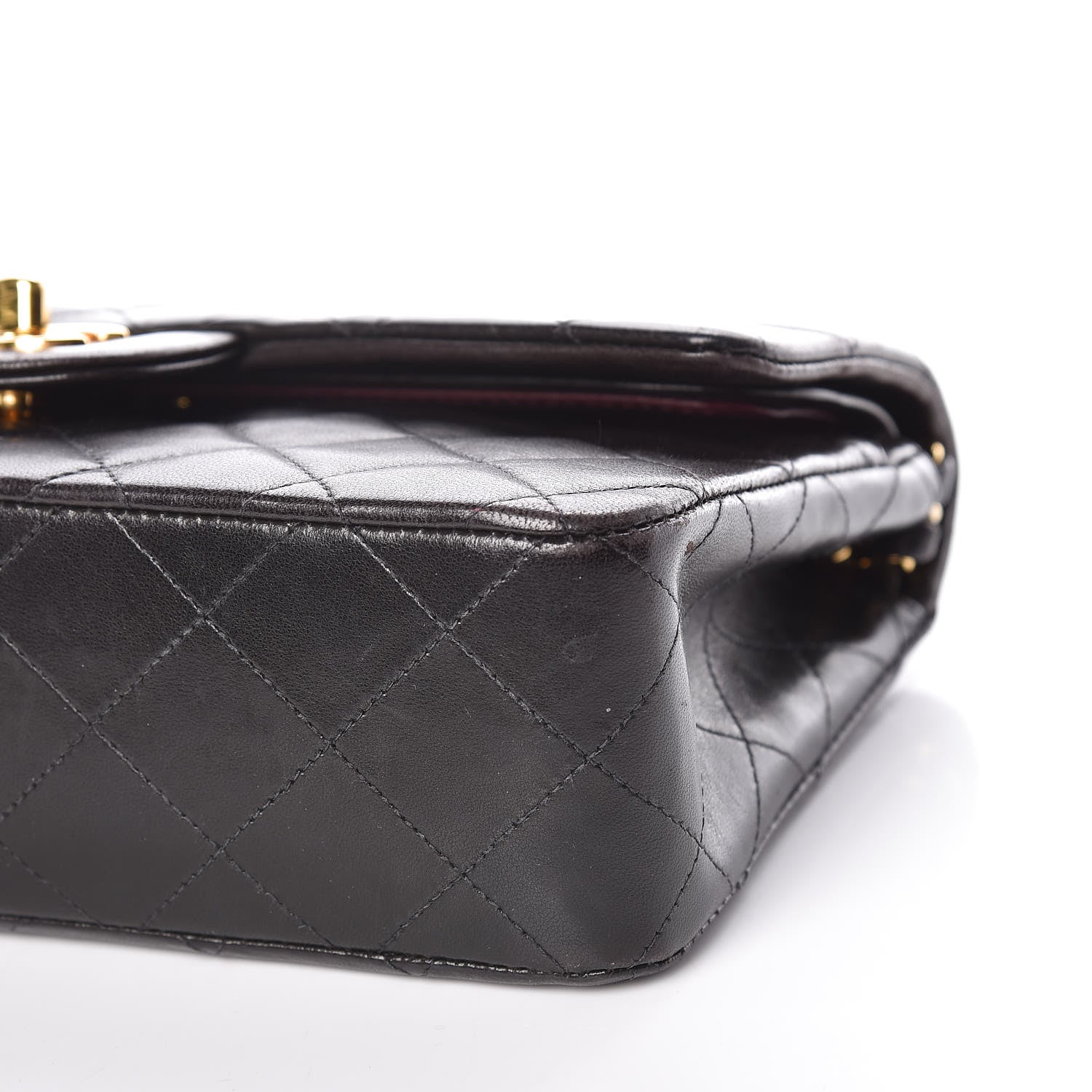 Chanel Lambskin Quilted Small Double Flap Black 6 of 14