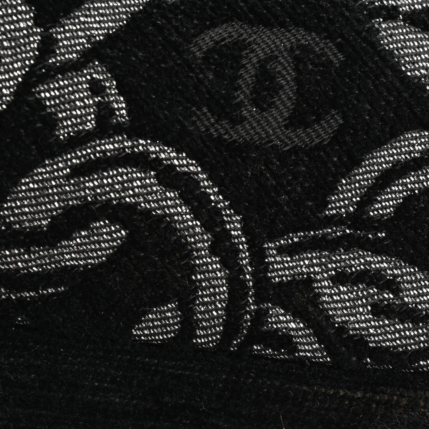 Chanel Tweed CC Cruise Small Chain Flap Black Silver 18 of 19