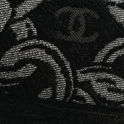 Chanel Tweed CC Cruise Small Chain Flap Black Silver 18 of 19