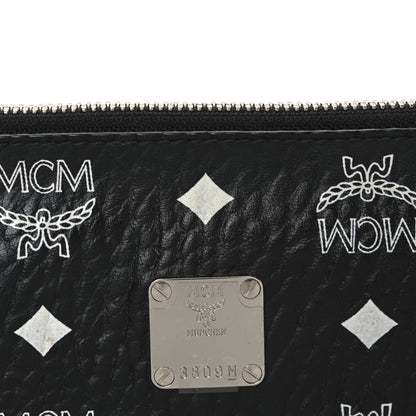 MCM Visetos Medium Stark Wristlet Pouch Black 7 of 9