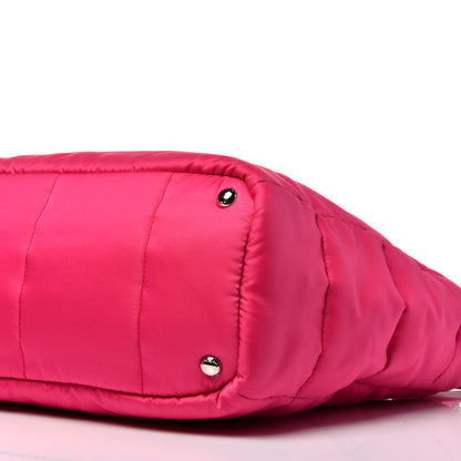 Prada Tessuto Nylon Bomber Tote Fuxia 10 of 10