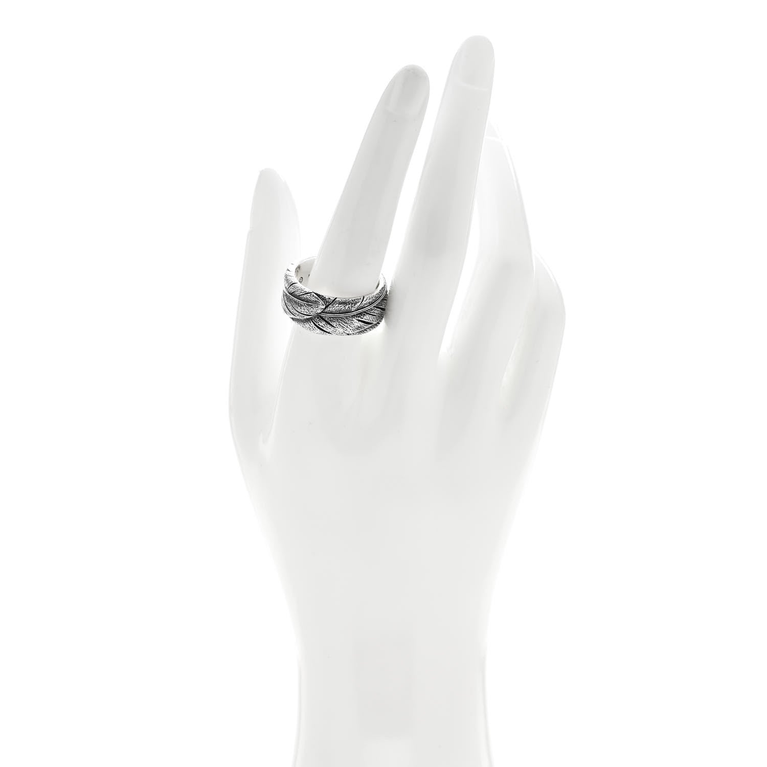 David Yurman Sterling Silver 11mm Southwest Band Ring 62 10 2 of 5