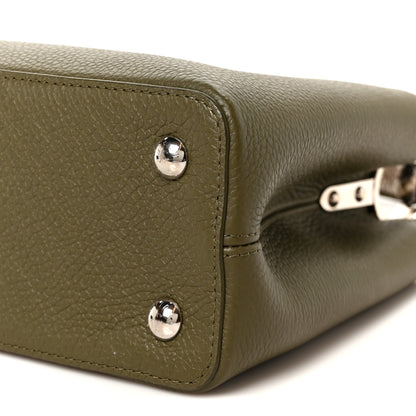 Louis Vuitton Taurillon Snakeskin Capucines BB Emerald 9 of 9