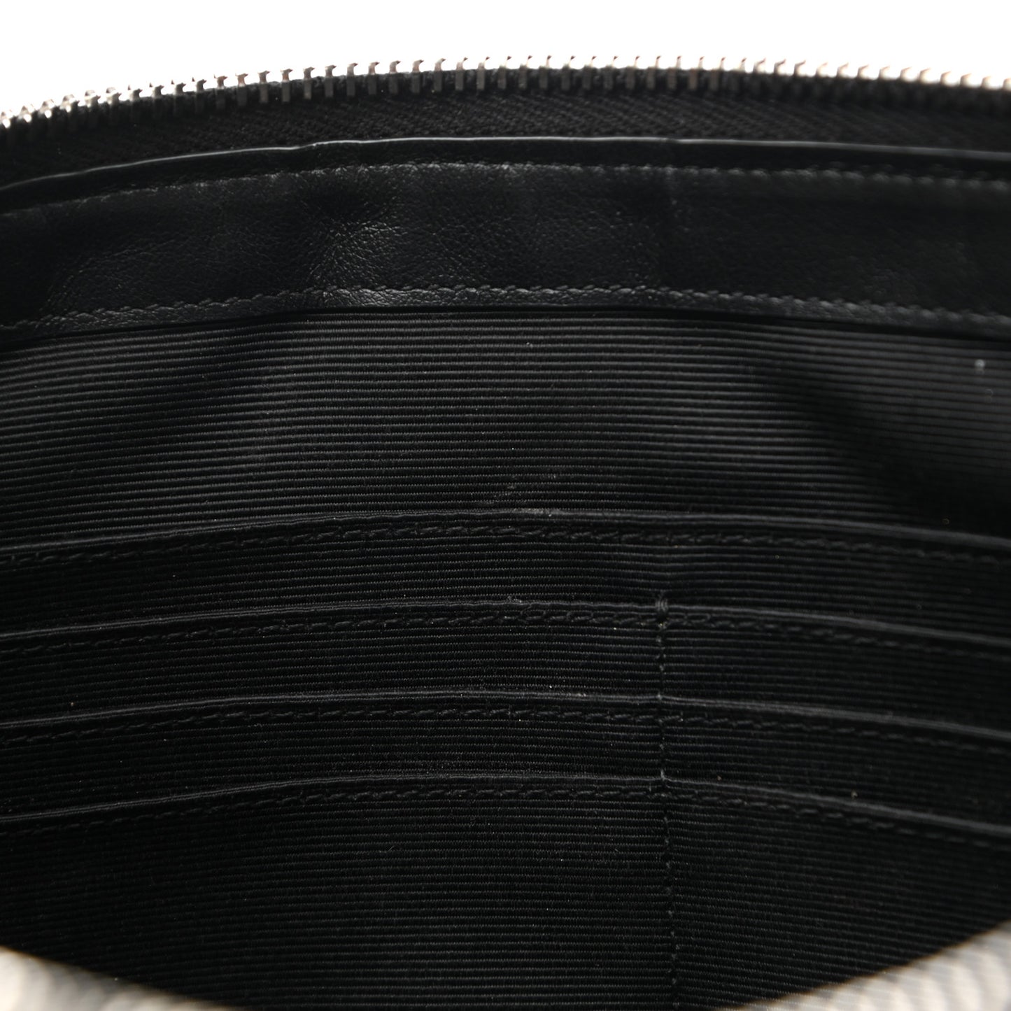 Calfskin Matelasse Monogram Cassandre Tablet Pouch Black