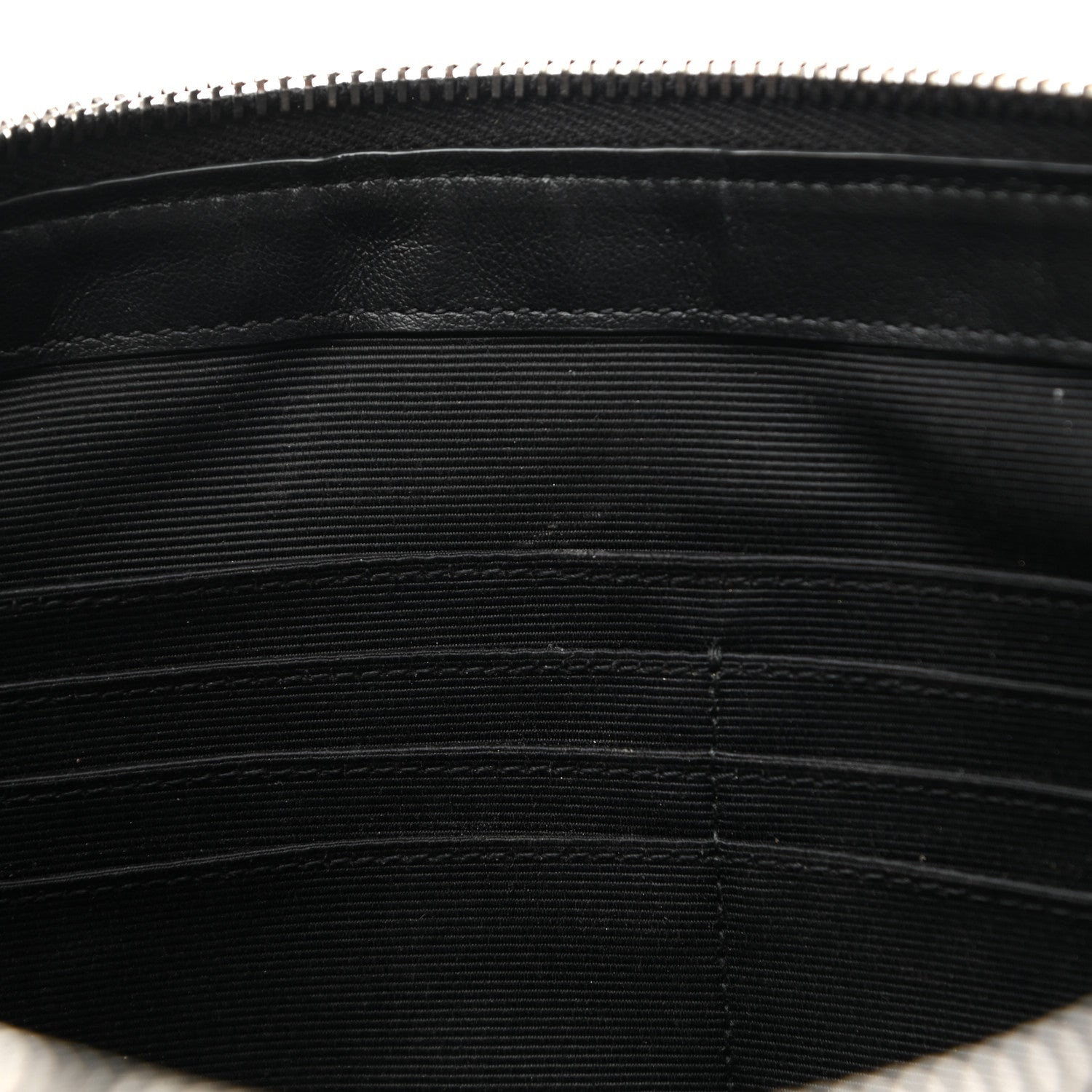 Saint Laurent Calfskin Matelasse Monogram Cassandre Tablet Pouch Black 9 of 11