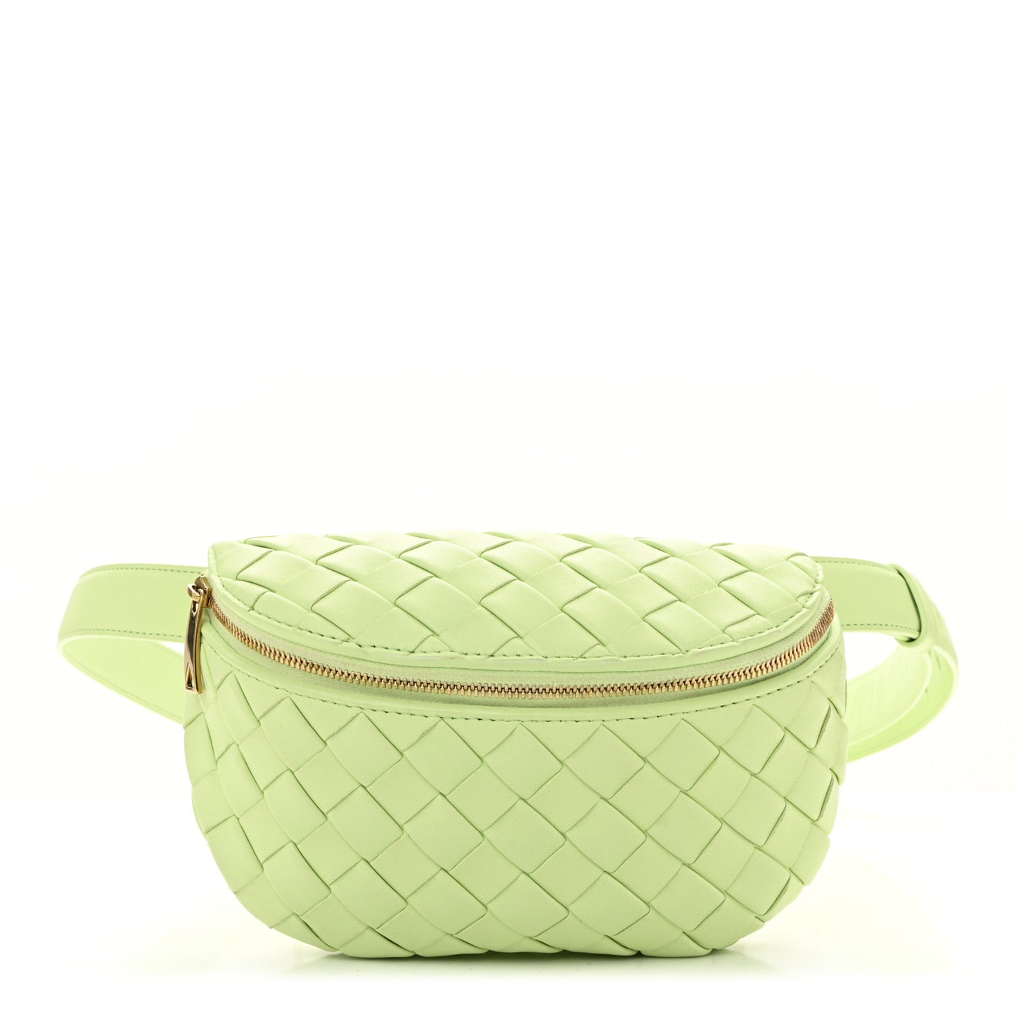 Nappa Intrecciato Belt Bag Fennel