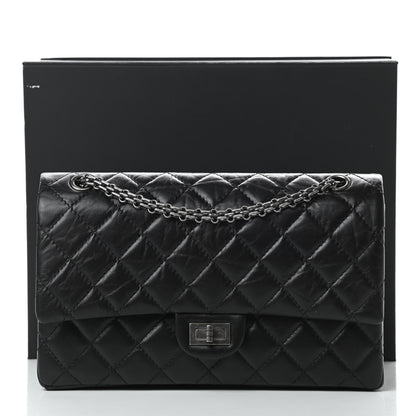 Chanel Aged Calfskin Quilted 2.55 Reissue 226 Black 13 of 13