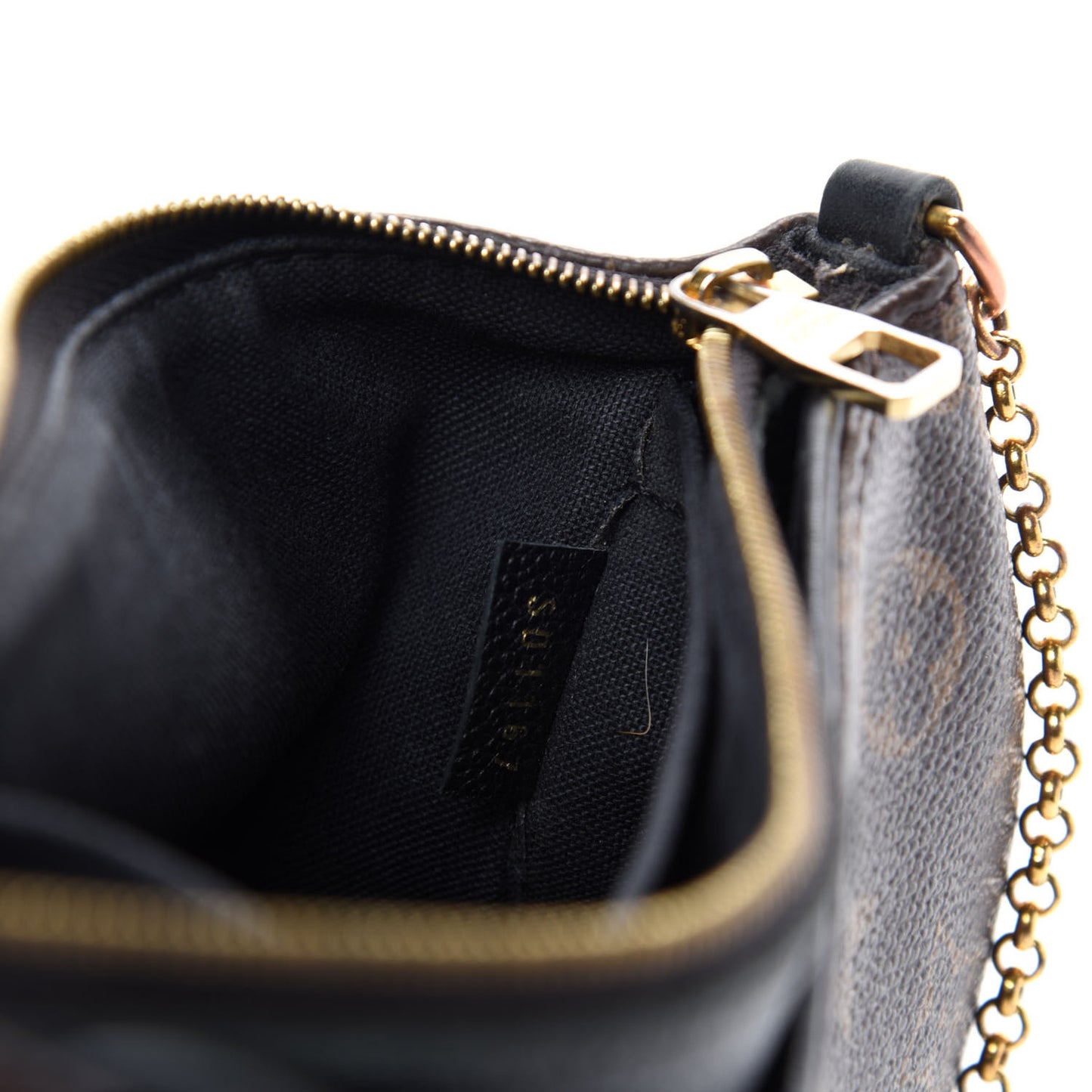 Monogram Pallas Clutch Black