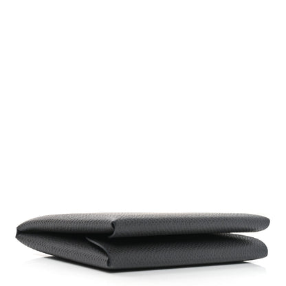Hermes Epsom Calvi Duo Card Case Graphite 4 of 7