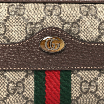 Gucci GG Supreme Monogram Web Mini Ophidia GG Bag Brown 8 of 11