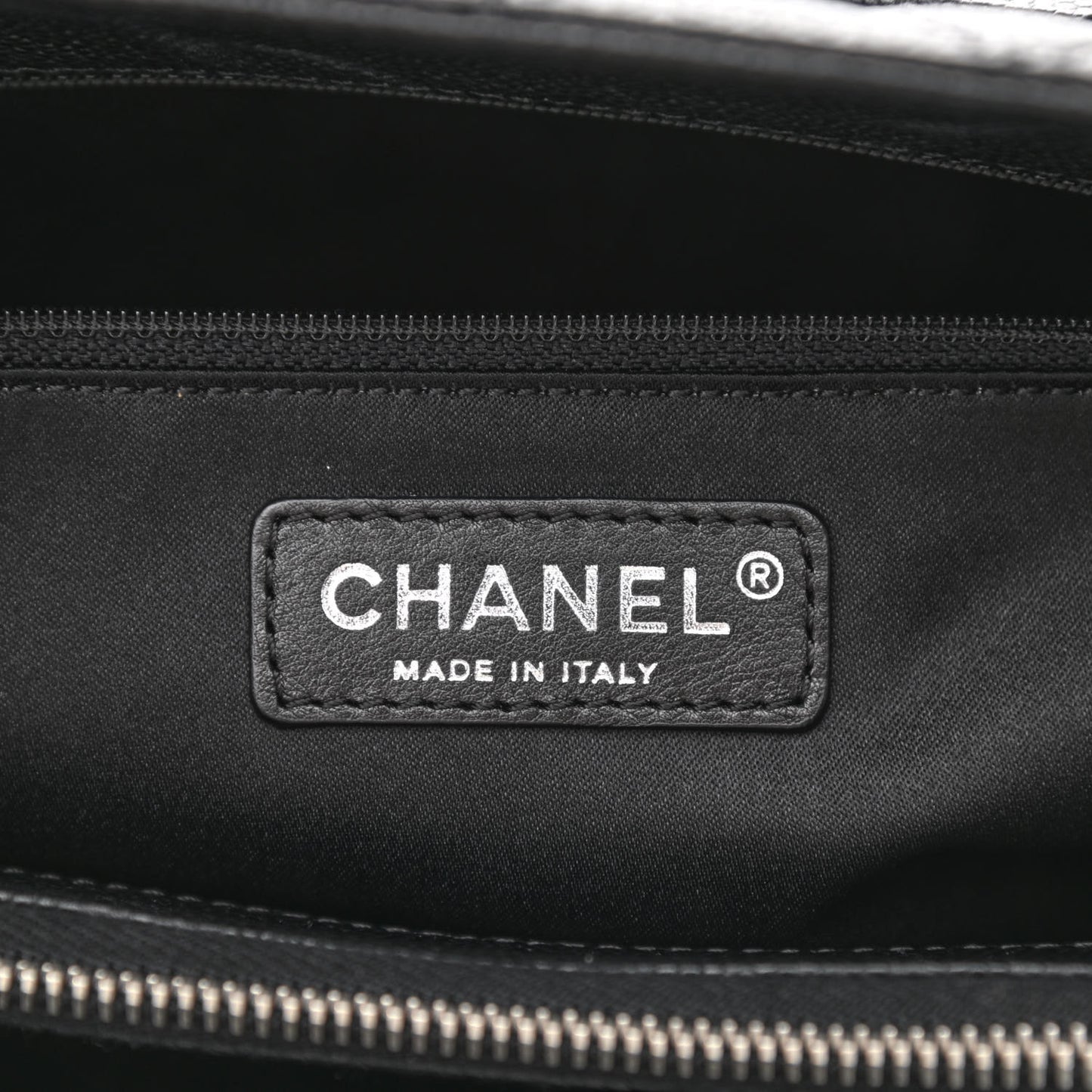Caviar Quilted Grand Shopping Tote GST Black