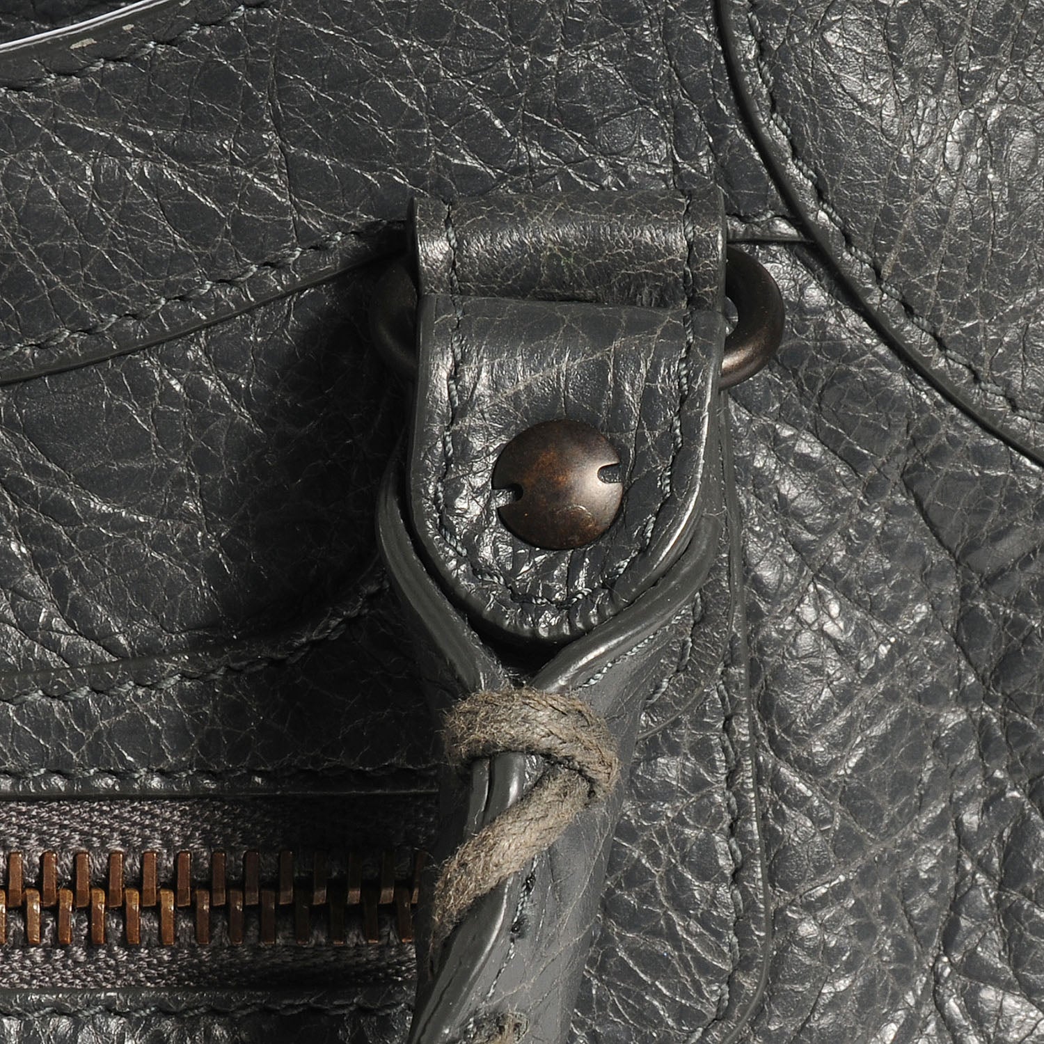 Balenciaga Agneau Mini City Gris Tarmac 10 of 11