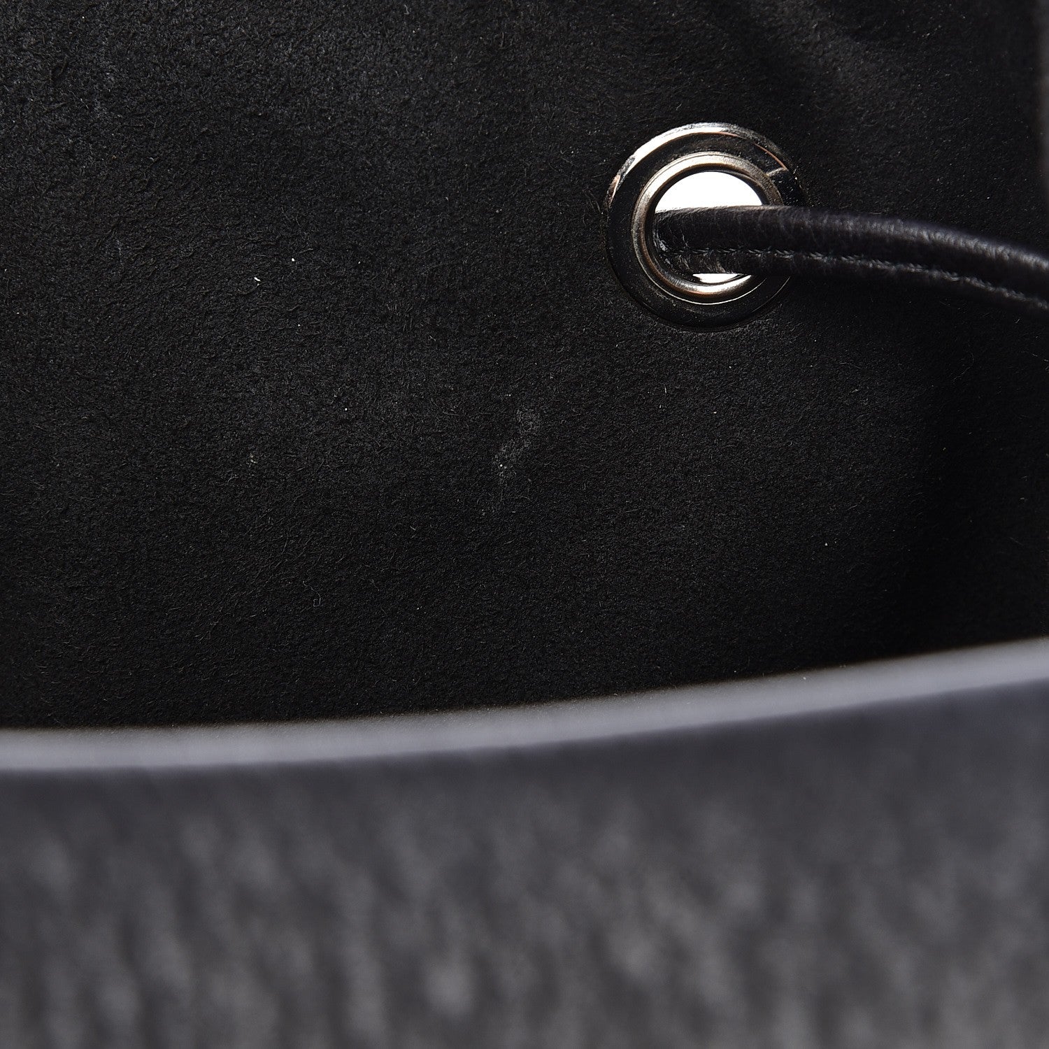 Givenchy Calfskin Small Lucrezia Drawstring Bucket Bag Black 12 of 15
