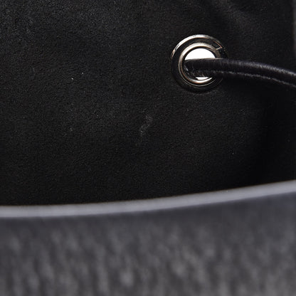 Givenchy Calfskin Small Lucrezia Drawstring Bucket Bag Black 12 of 15