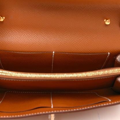 Hermes Epsom Kelly Wallet To Go Gold 5 of 7