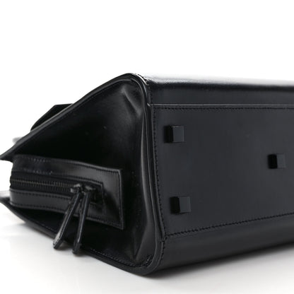 Saint Laurent Shiny Calfskin Small Uptown Tote Black 7 of 10