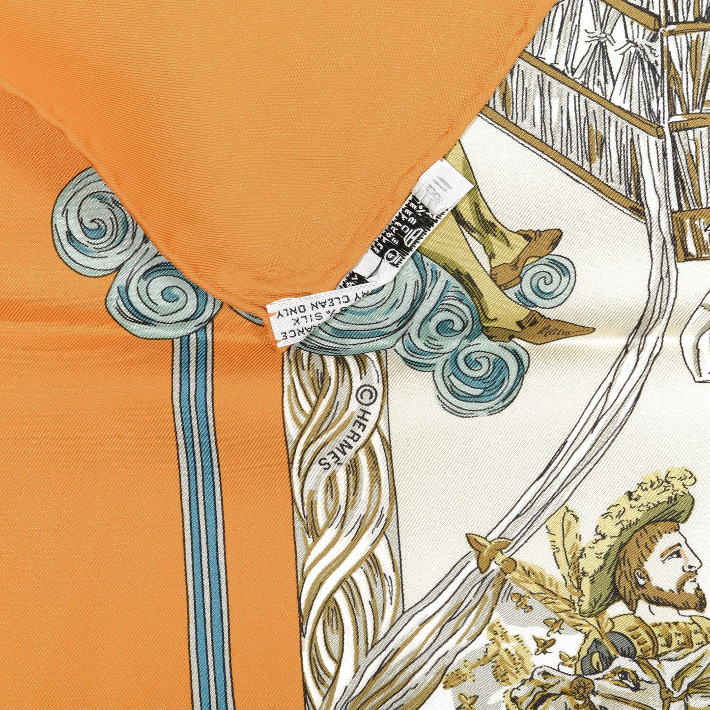 Silk Au Fil De La Soie Scarf 90