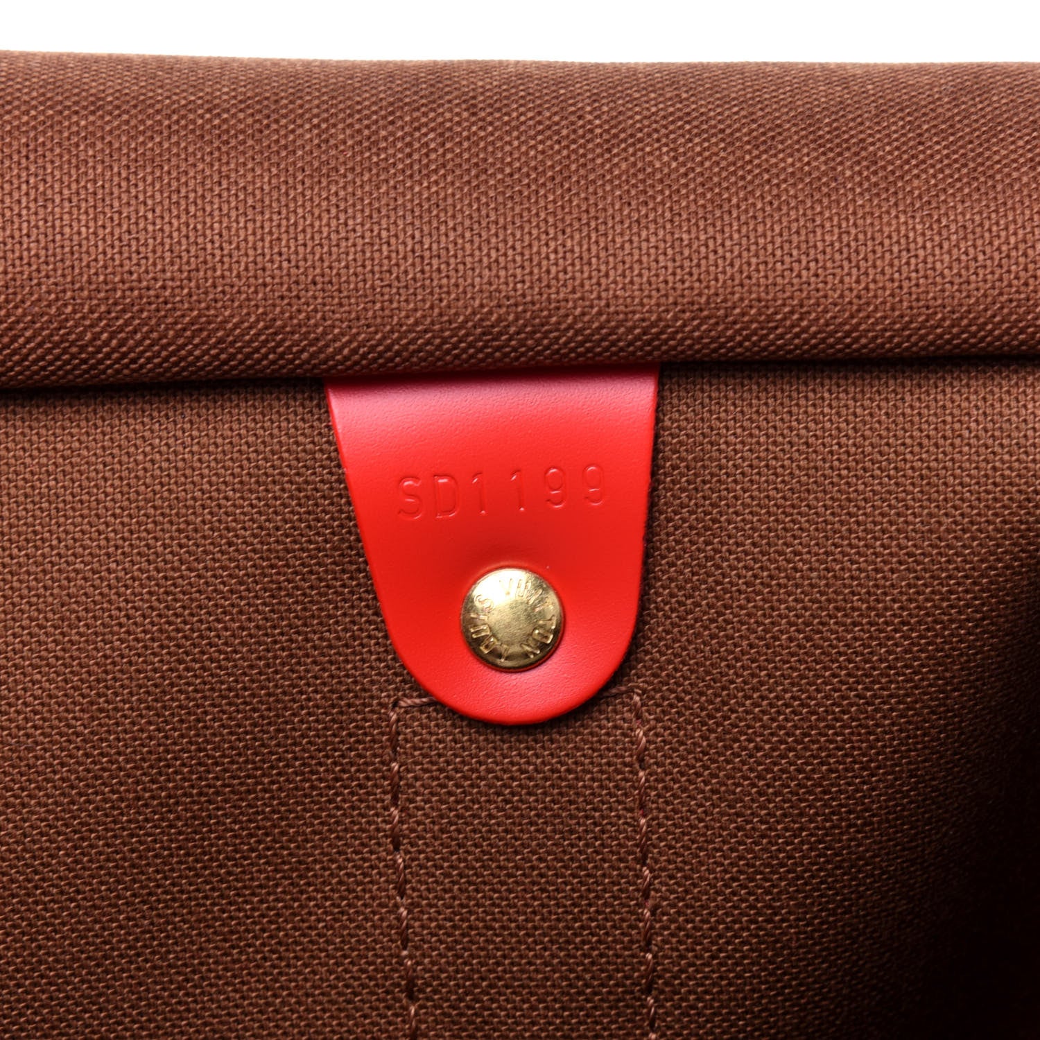 Louis Vuitton Calfskin Monogram Keepall Bandouliere 50 Coquelicot 6 of 12