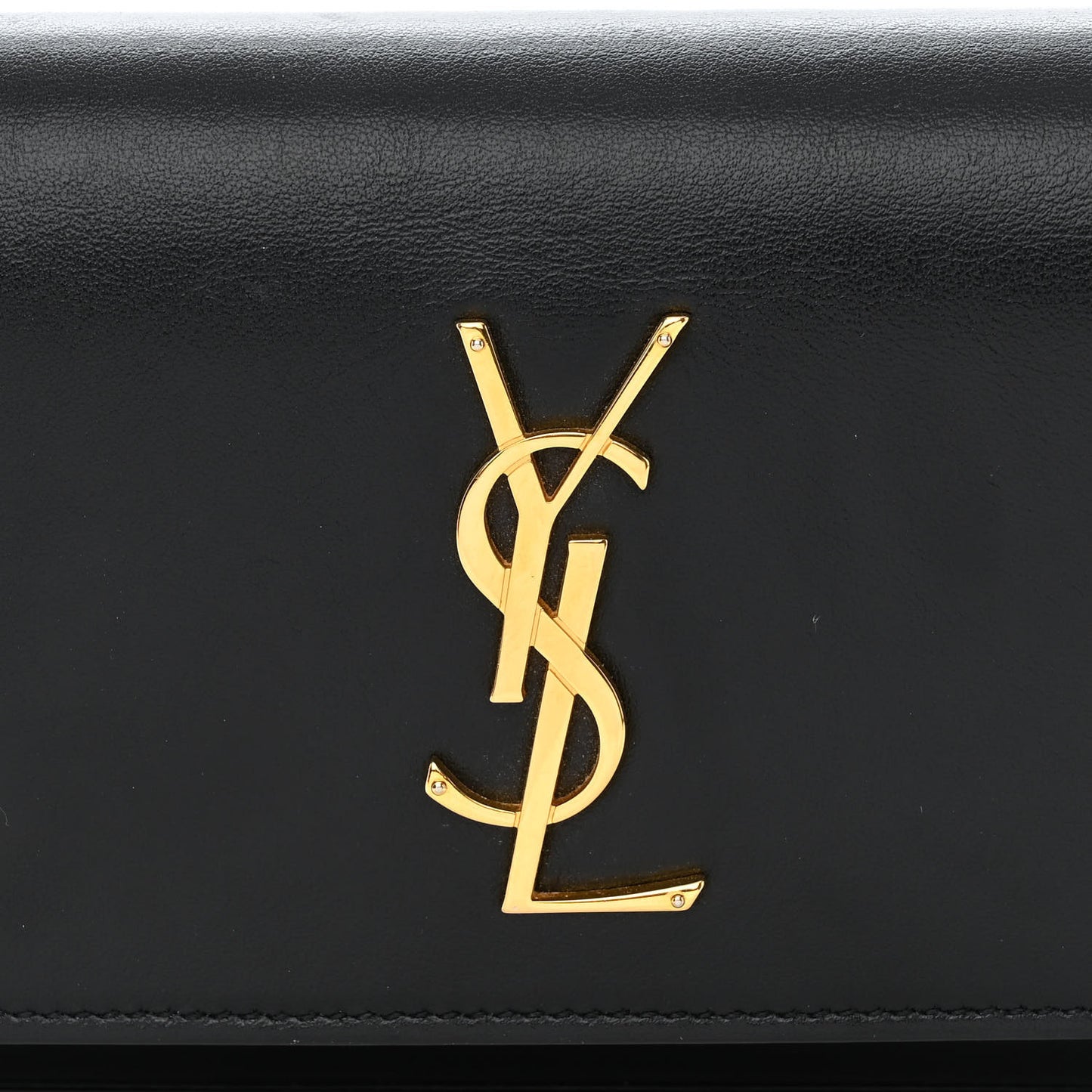 Smooth Calfskin Monogram Kate Belt Bag Black