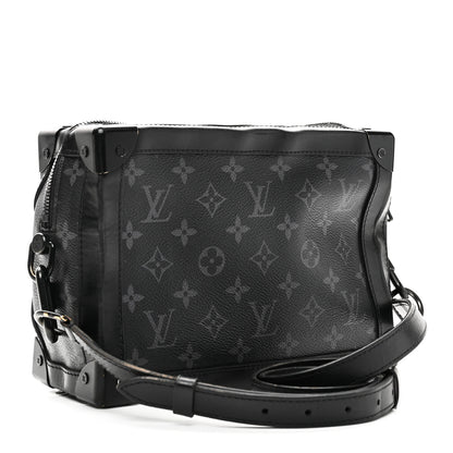 louis vuitton backpack women stockx Soft Trunk Bag Monogram Eclipse Canvas Black 24374335 the look is irrefutably stylish Leather bag Louis Vuitton Brown