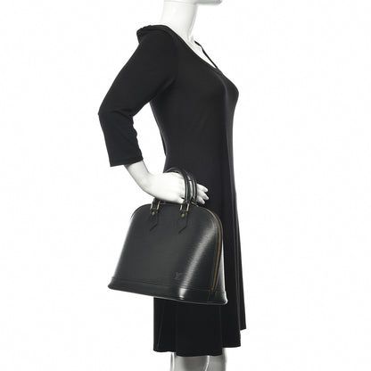 Louis Vuitton Epi Alma PM Black 2 of 14